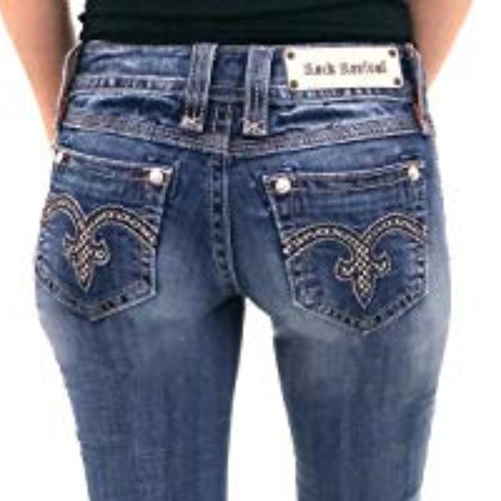 Rock Revival Jeans Alanis Straight size 28 Denim